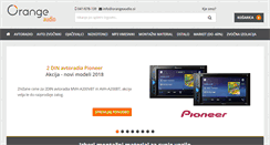 Desktop Screenshot of orangeaudio.si